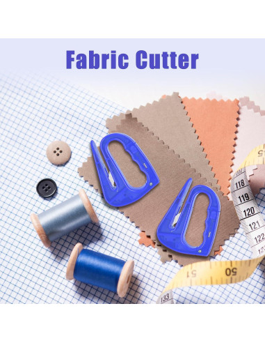 Cuchillo Cortador de Tela Wshxjzyay con Desgarrador - Azul