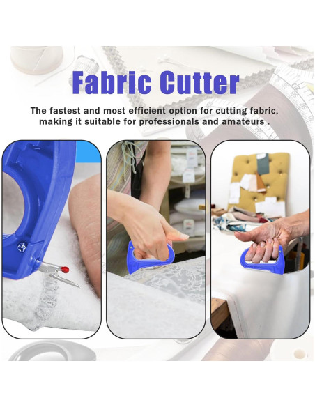 Cuchillo Cortador de Tela Wshxjzyay con Desgarrador - Azul