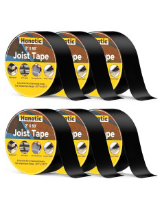 Cinta Butílica Hanotic 5.08 cm x 15.24 m - 6 Rollos Impermeable