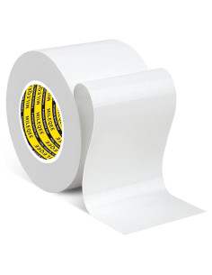 Cinta Adhesiva Ducto MILEQEE 4 cm x 10 m Impermeable Blanca