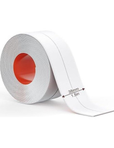 Cinta de Sellado Impermeable Blanca 2 Rollos 3.81cm x 3.2m 2