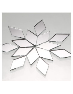 500 Piezas Azulejos de Espejo Diamante Potchen 1.27x2.54cm