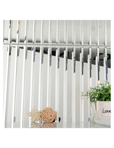 Banda de Espejo Autoadhesiva Lovdeco 30.48x3.05 cm 5 Piezas