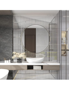 Banda de Espejo Autoadhesiva Lovdeco 30.48x3.05 cm 5 Piezas 2