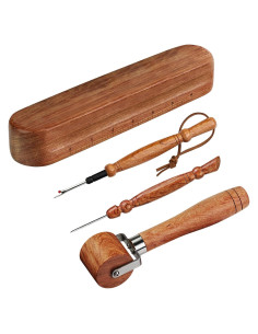 Conjunto de Herramientas de Costura Savina - Aplanador, Rodillo, Estilete y Cortadores