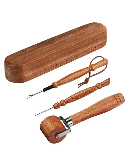 Conjunto de Herramientas de Costura Savina - Aplanador, Rodillo, Estilete y Cortadores