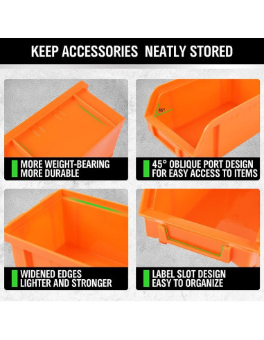 Estantes de Almacenamiento Montados en Pared SWANLAKE 30PCS