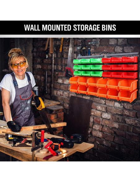 Estantes de Almacenamiento Montados en Pared SWANLAKE 30PCS