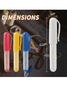 Marcadores de Tiza de Tela Calvana - Paquete de 3 Colores 2