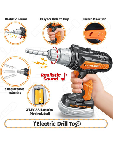 Juego de Herramientas para Niños SpringFlower 51 Piezas