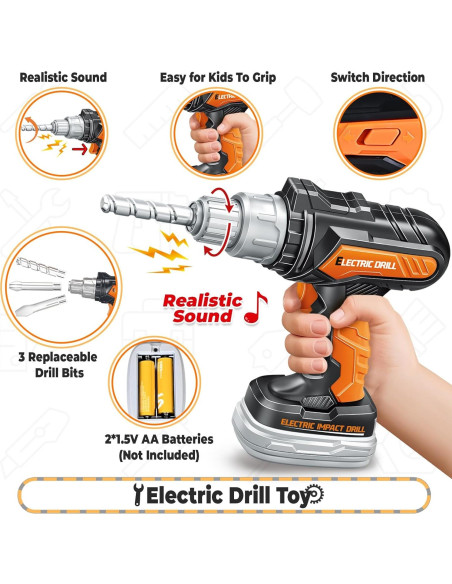 Juego de Herramientas para Niños SpringFlower 51 Piezas