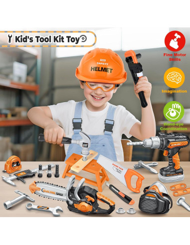 Juego de Herramientas para Niños SpringFlower 51 Piezas