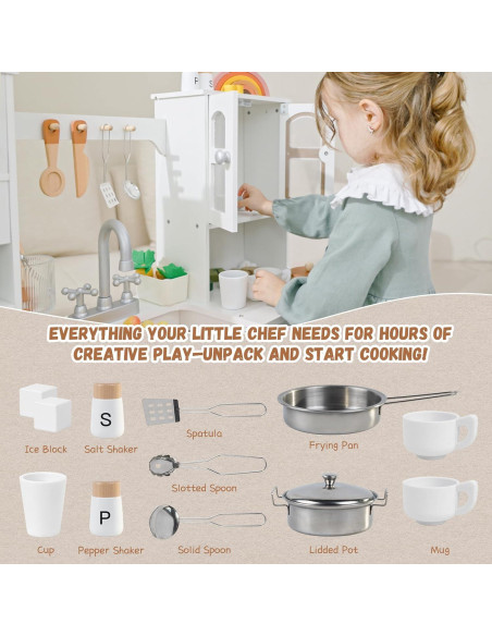 Cocina de Madera Interactiva Hangzhou 20.32x38.1x96.52cm