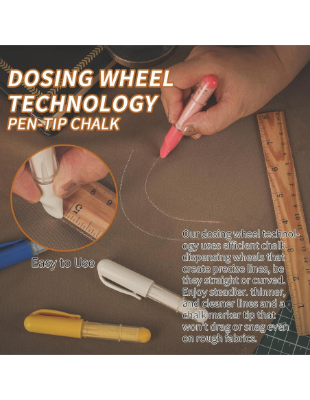 Marcadores de Tiza de Tela Calvana - Paquete de 3 Colores