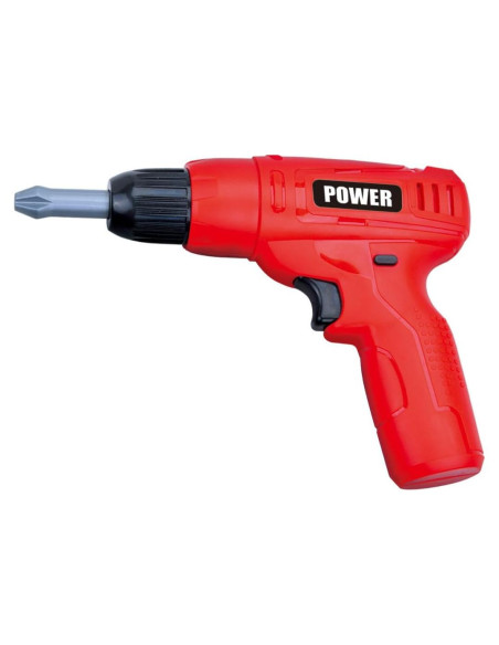 Mini Taladro de Juguete PowerTRC con 3 Brocas Intercambiables