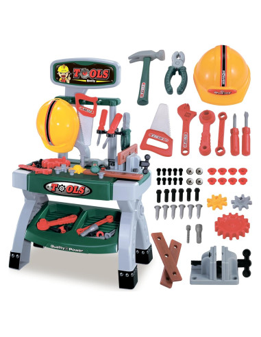 Banco de herramientas de juguete Oleoca para niños 3 años