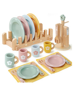 Juguetes de Cocina de Madera Toyssa para Niños 3-6 Años