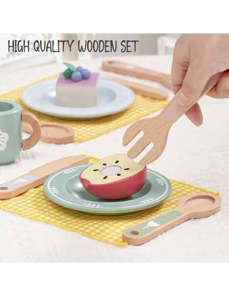 Juguetes de Cocina de Madera Toyssa para Niños 3-6 Años