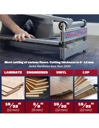 Cortadora de Suelos MARSHALLTOWN 33 cm - Vinilo, Laminado, Madera