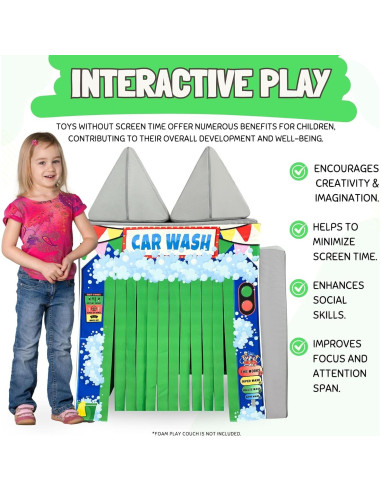 Panel de Juego Couch Swag Lavado de Autos para Sofá Infantil