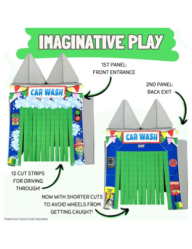 Panel de Juego Couch Swag Lavado de Autos para Sofá Infantil