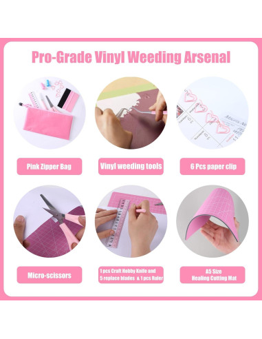 Set de Herramientas Esenciales Cricut Moalaok - 36 Piezas