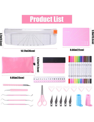 Set de Herramientas Esenciales Cricut Moalaok - 36 Piezas