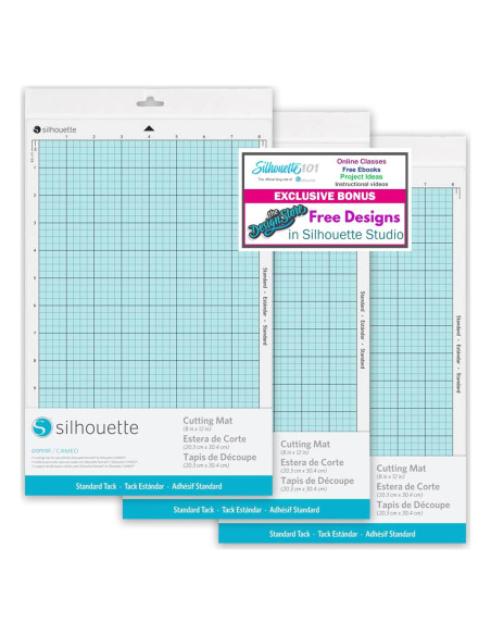 Alfombrilla de corte estándar Silhouette 20x30 cm - Paquete de 3