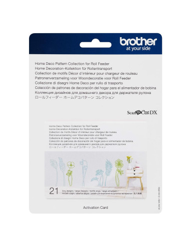 Patrones de Deco para el Hogar Brother ScanNCut DX 21 Diseños