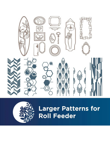 Patrones de Deco para el Hogar Brother ScanNCut DX 21 Diseños