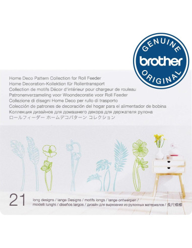 Patrones de Deco para el Hogar Brother ScanNCut DX 21 Diseños