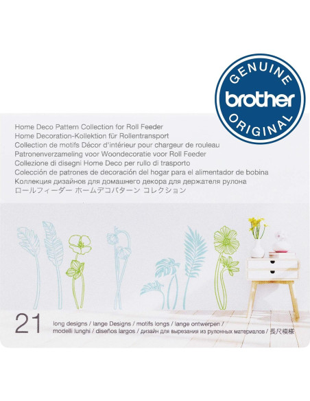 Patrones de Deco para el Hogar Brother ScanNCut DX 21 Diseños