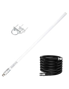 Antena LoRa 8 dBi Raigen 110 cm Exterior con Cable de Baja Pérdida