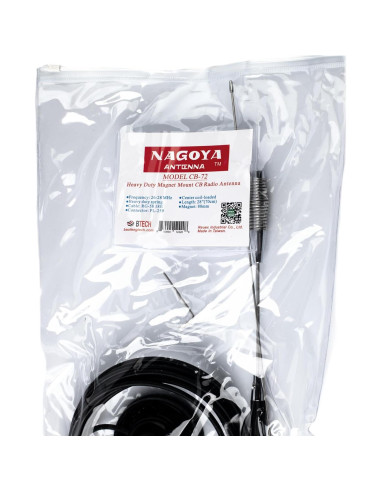 Antena CB Nagoya CB-72 71 cm con Montaje Magnético y Cable 5.5 m