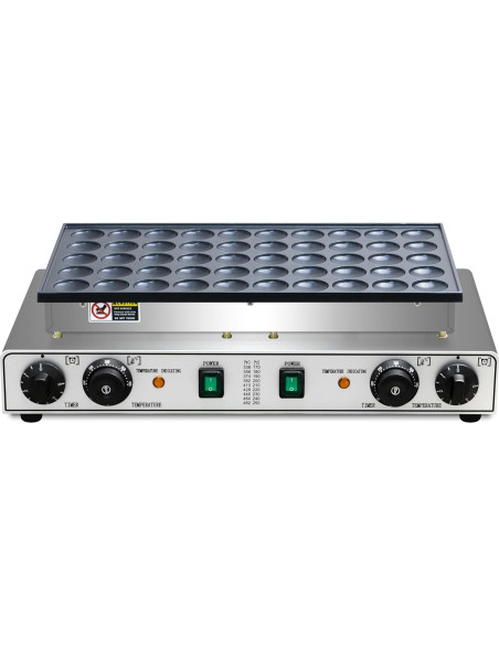 Mini Máquina de Pancakes SIJIDING 1900W Antiadherente 50pcs