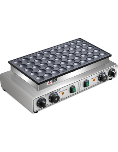 Mini Máquina de Pancakes SIJIDING 1900W Antiadherente 50pcs