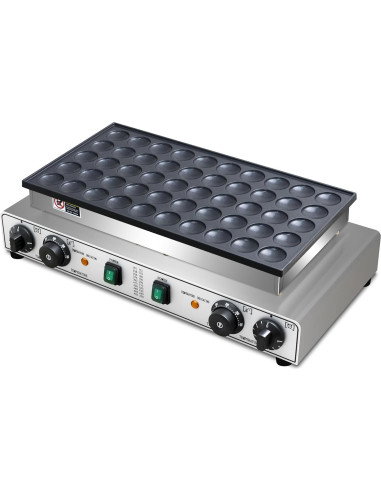 Mini Máquina de Pancakes SIJIDING 1900W Antiadherente 50pcs