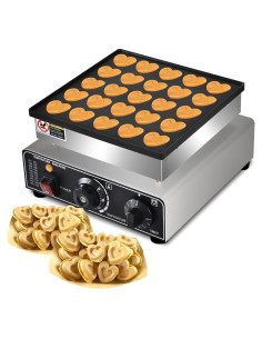 Mini Máquina de Pancakes Holandeses AEYDJXMER 950W 25 Piezas