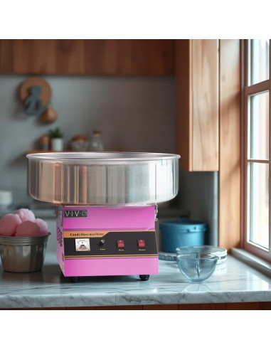 Máquina de Algodón de Azúcar VIVO CANDY-V001 1030W 20" Acero Inoxidable