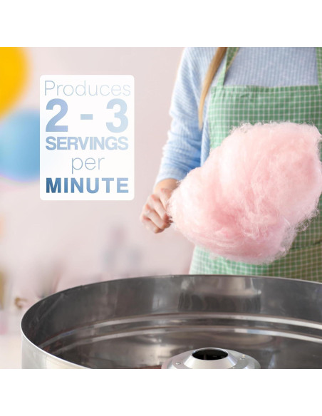 Máquina de Algodón de Azúcar VIVO CANDY-V001 1030W 20" Acero Inoxidable