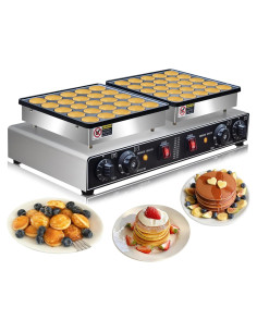 Hacedor de Pancakes Mini AEYDJXMER 1900W Antiadherente 25PCS