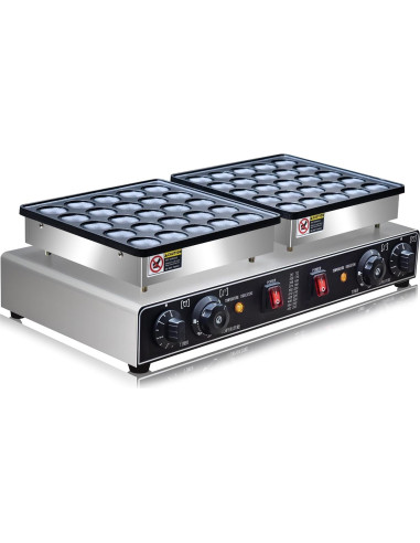 Hacedor de Pancakes Mini AEYDJXMER 1900W Antiadherente 25PCS