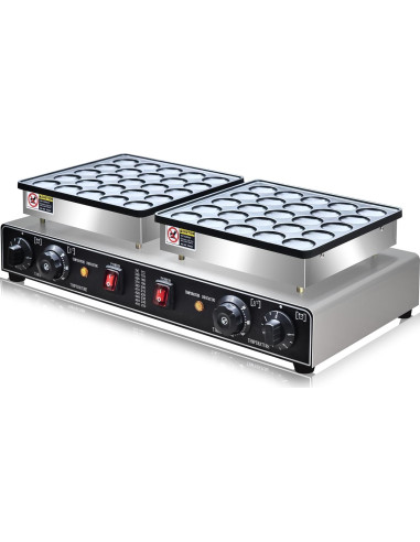 Hacedor de Pancakes Mini AEYDJXMER 1900W Antiadherente 25PCS