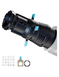 Kit Snoot Óptico Cónico Godox ABJ-36 con 4 Filtros y 25 Gobos