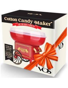 Máquina de Algodón de Azúcar Mini VOS Rojo para Niños - 1.64 kg 2