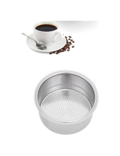 Filtro de café de acero inoxidable WenTigDY 51 mm para espresso