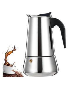 Cafetera Moka DITOSH 2 Tazas Acero Inoxidable 100ml