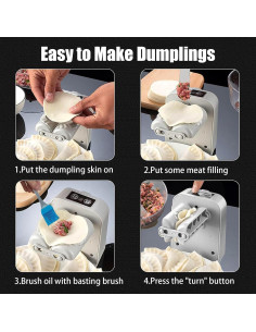 Máquina de Hacer Dumplings Eléctrica Cyandream Automática 2