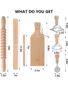 Juego de Herramientas para Hacer Pasta Gartely 5 Piezas 2