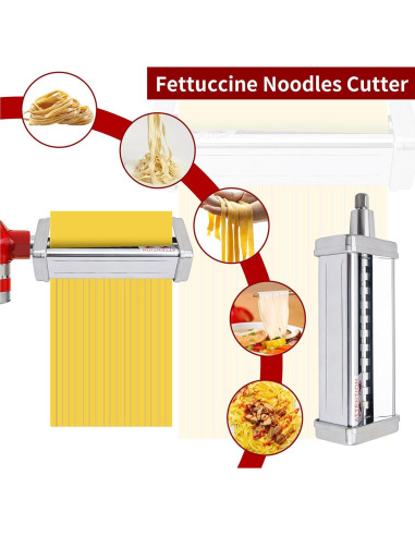 Accesorio de Pasta KitchenAid 3 Piezas Acero Inoxidable